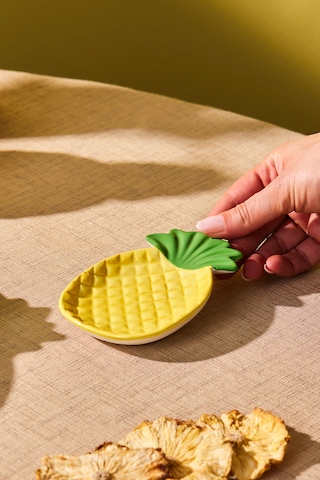Karaca Pineapple Çerezlik 13 Cm sarı