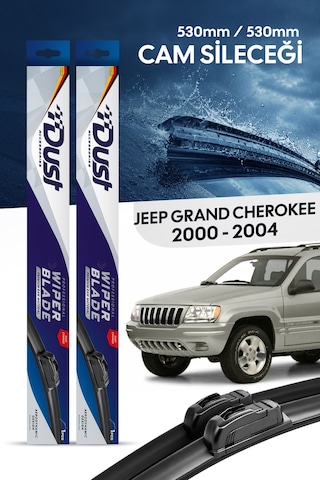 Jeep Grand Cherokee Silecek Takımı 2000-2004 Uyumlu 530mm/530mm