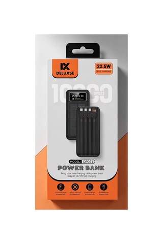 Güneş Enerjisiyle Dolan Powerbank Siyah