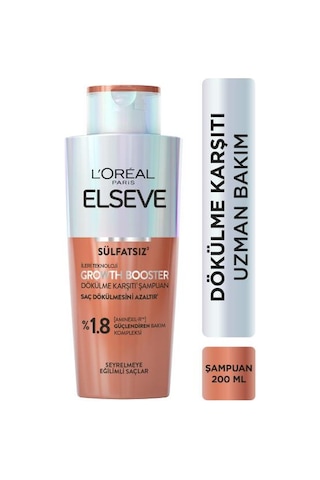Elseve Growth Booster Dökülme Karşıtı Rutin Şampuan + Saç Bakım Kremi + Saç Derisi Serumu