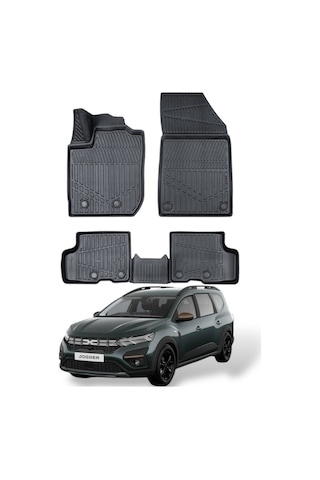 Dacia Jogger 2022- Uyumlu Araca Özel Lüx 4d Paspas