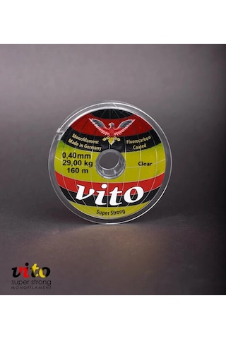 Vito Süper Strong Monoflament Şeffaf Misina 160 Metre 0,40mm - Standart