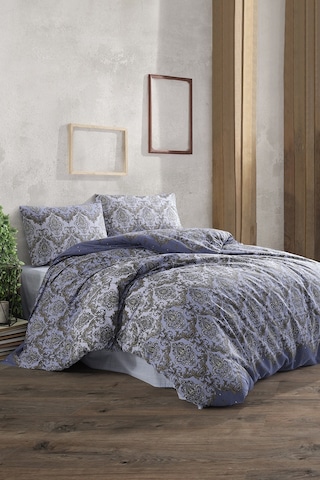 BonjardinHome Ranforce Tek Kişilik Nevresim Takımı Mavi