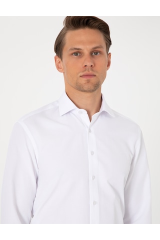 Pierre Cardin Erkek Beyaz Gömlek Desenli 50307108-vr013 Beyaz