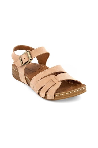 Muya Rhoas 33218-205 Anatomik Taban Kadın Sandalet Kum 36-40 Kum