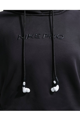 Pro Therma-fıt Fleece Kadın Kapüşonlu Üstü Siyah