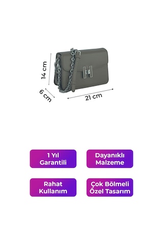 Kriste Bell Kadın Çanta Taupe 26543 Taupe