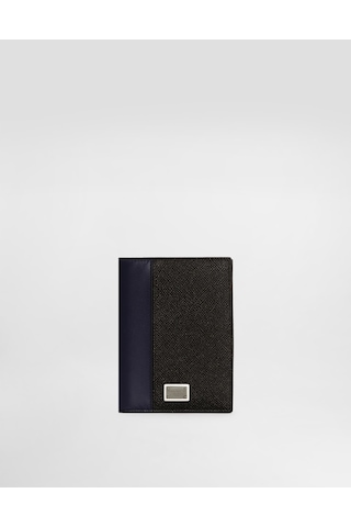 Dolce & Gabbana Dauphine Colored Passport Holder Siyah