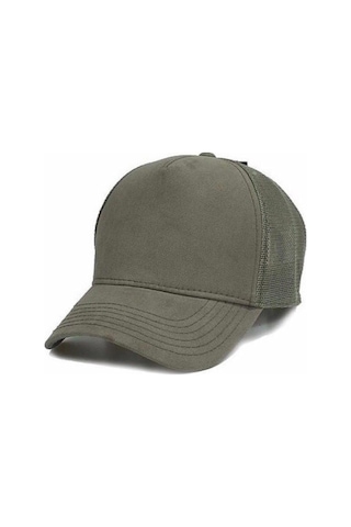 Nacar Store Unisex Fileli Arkası Ayarlanabilir Düz Renk Şapka Haki