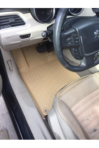 Peugeot 508 3D Havuzlu Paspas Bej