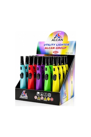Alcan Us-51 Mutfak Ocak Çakmağı - Uzun Gövdeli Doldurulabilir- 20'li Paket Diğer