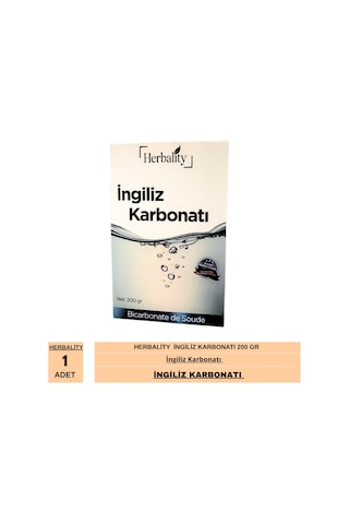 Herbality İngiliz Karbonatı 200 Gr