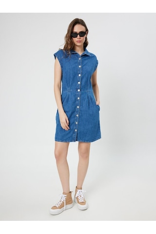 LOFT Slim Fit Kadın Elbise Lf2032645 Q1.v1 Denim
