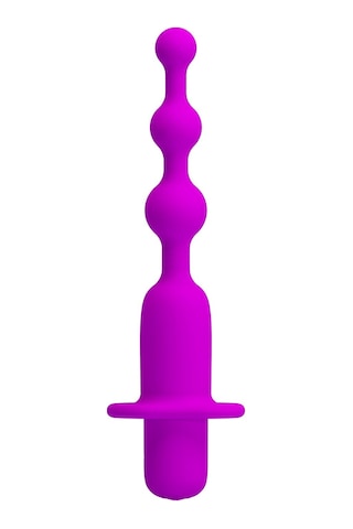 xShopum 12 Fonksiyonlu Usb Şarjlı Silikon Titreşimli Anal Boncuk Hermosa