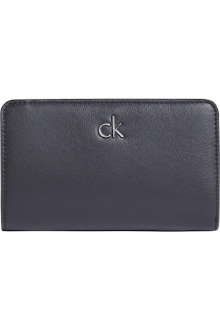 Calvin Klein Ck Re-lock Medium Bifold Siyah Kadın Cüzdan-8433 Siyah