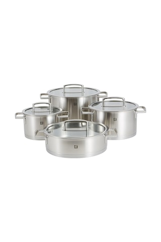Zwilling Vitality 4 Parça Tencere Seti, Paslanmaz Çelik, Gümüş Re Diğer