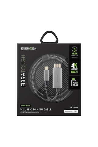 Fibratough 2m 4k 60 Hz Type-c To Hdmı Kablo - Gri