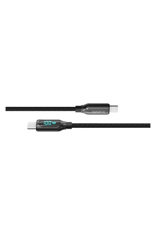 Özel Seri Hızlı Ekran Mobil Xcc8406 100w 5a Usb-c To Usb-c Hasır Şarj Kablosu