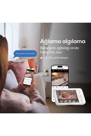 Neutron Ntl-bc-04wbm Bebek Kamerası, Ebeveyn Ekranlı Ve Ninni Özellikli Bebek Kamerası