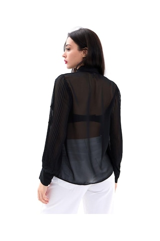 5535 Gömlek-siyah Si Yah