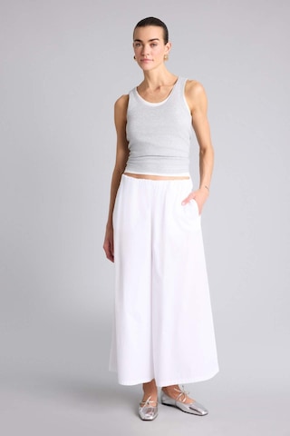 Defacto Wıde Leg Normal Bel Poplin Pantolon H4205ax26smwt84 Beyaz-wt84