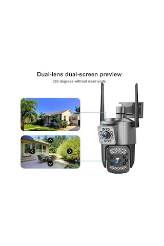Avenir Av-m07w 2 Kameralı 4mp Wifi Gece Görüşlü İnsan Algılama Onvif Kamera