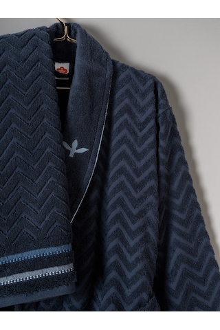 Cotton Box Masculine Aile Bornoz Seti Abel Kırmızı-lacivert Diğer