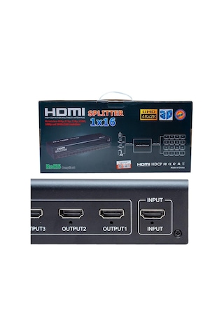 Powermaster Pm-4948 16 Port 1080p 3d 16'lı Hdmı Dağıtıcı