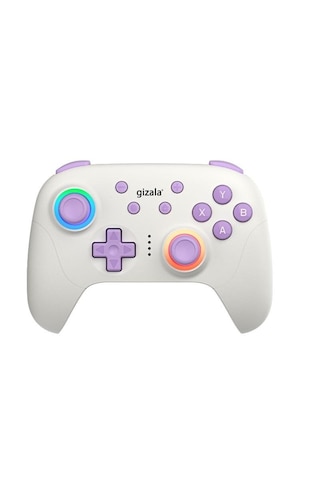 Gizala Kablosuz Oyun Kolu Gamepad Hall Effect Triggers Joystick Switch 2 / Pc/android/Apple Uyumlu iOS Beyaz