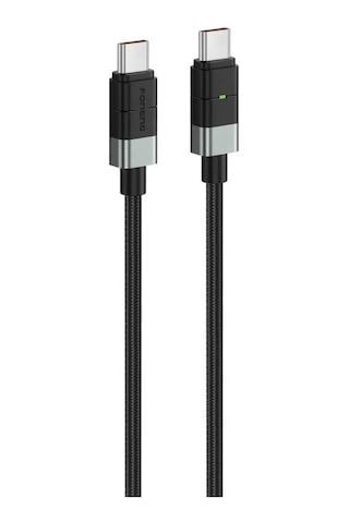Foneng Xs03 240w Type-c To Type-c Örgü 2m Data Ve Şarj Kablosu -