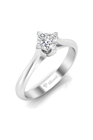 0,40 Karat G Renk Uluslararası Sertifikalı Pırlanta Tektaş Yüzük