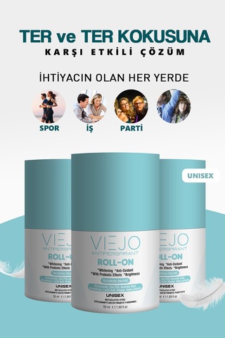 Koltuk Altı, El, Ayak Terleme Antiperspirant Beyazlatıcı Etkili Unisex Roll-on 50 Ml - 636019487