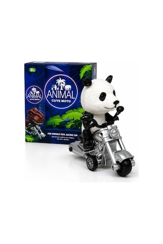 Hayvan Figürlü Oyuncak Motor 3+ Yaş Panda