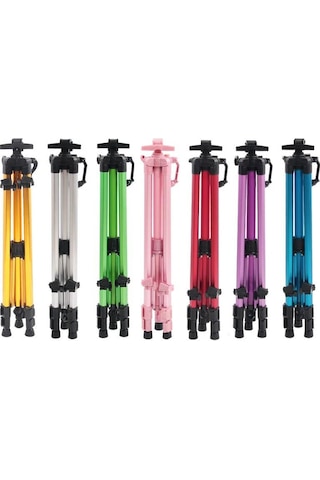 Lüx Titanium Hafif Metal Tripod Metal Şövale Metalik Gold