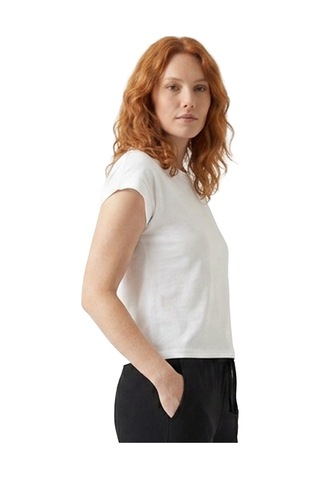 Sportive Aven Kadın Beyaz Günlük Stil T-shirt 26yk0028-kbyz