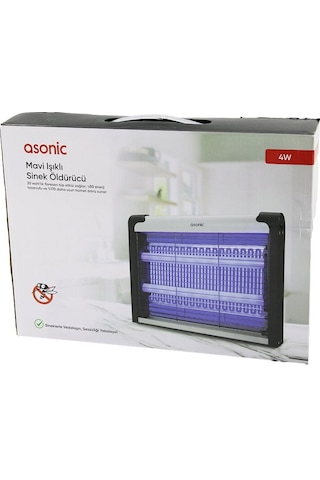 2 Ledli Sinek Öldürücü Cız Makine 4w - 2000v 30m2 Etkinlik Alanı As-a28 5570