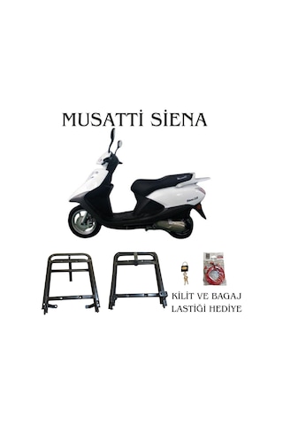 Musatti Siena 110 125 Kızaklı Kurye Paket Çanta Demiri