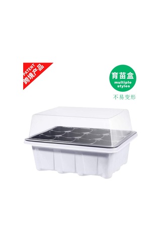 Xindoker 12 Delikli Yeşil Plastik Fide Saksı Seti - Kalın Cisimli, Işıklı Ve Toparlı Tasarım - Fide Yetiştirme İçin Optimal Yeşil