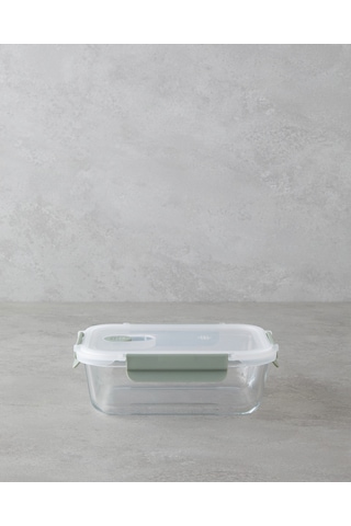 English Home Mila Borosilikat Saklama Kabı 1040 Ml Yeşil Yeşil