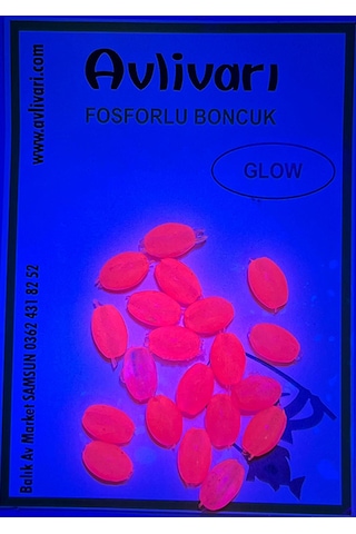 Avlivari 6 Mm Glowlu Boncuk 20'li Paket-9457