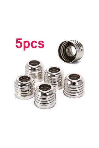 Agoodshop E27 E14 Duy Dönüştürücü Ampul Küçük Demir Halka Adaptörü - Xiyu Shop