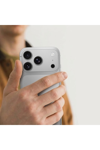 Apple Uyumlu iPhone 17 Pro Max Amazingthing Parmak İzi Bırakmayan Kamera Lens Çerçeve Koruyucu Şeffaf