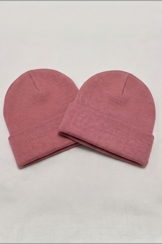 Moibody Premium Unisex Beanie Bere Seti 2 Li Paket Soluk Pembe Soluk Pembe