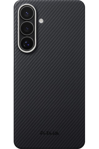 Samsung Uyumlu Galaxy S26 Kılıf M-safe 600d Aramid Fiber Pitaka Edge Serisi Black-grey Twill Siyah - Gri Siyah - Gri