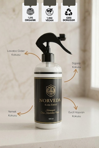 Norveda Koku Önleyici, Evcil Hayvan Koku Giderici Sprey 500 Ml. Fresh