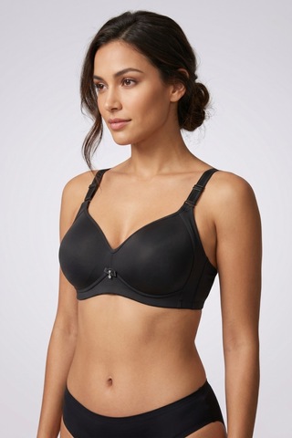 Fk Lingerie Kadın Silikonlu Toparlayıcı Sütyen B Cup Bgl-st05558 siyah