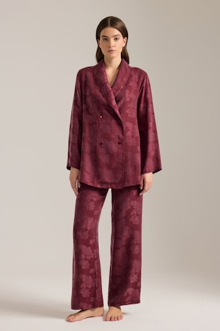 Aker Bordo Dokulu Beli Lastikli Pijama Altı Bordo Bordo