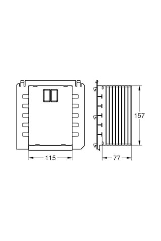 Grohe - Gömme Rezervuar Küçük Kapak Şablonu Revizyon Şaftı - G40911000 Diğer