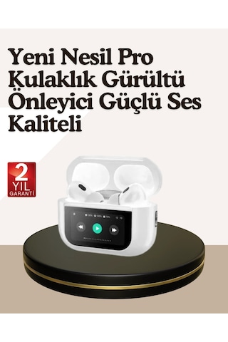 Dokunmatik Kontrollü Gürültü Önleyici Bluetooth Kulaklık Şarj Göstergeli Antrasit Melanj