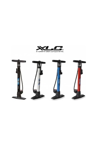 XLC Pompa Ayaklı Delta PU-S04 11 Bar Çift Sibob Uyumlu 160 PSI Siyah